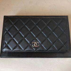 Chanel Black Caviar Wallet
